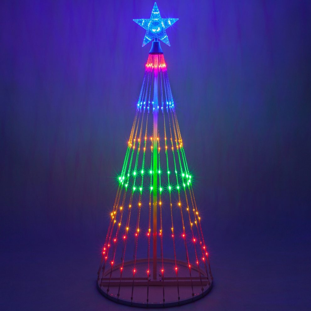 Christmas - Multicolor Led Animated Outdoor Christmas Tree Lightshow