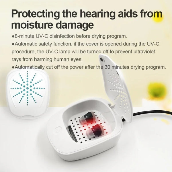 Hearing Aid Drying Box - detail