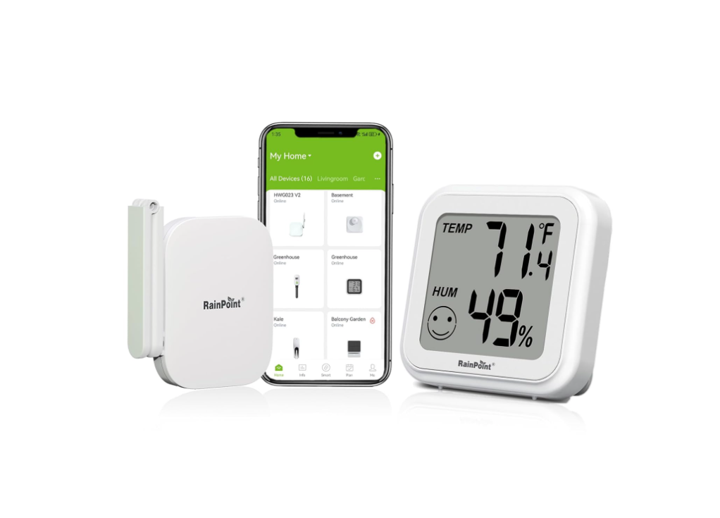 Rainpoint WiFi Thermo-Hygrometer - alternate angle