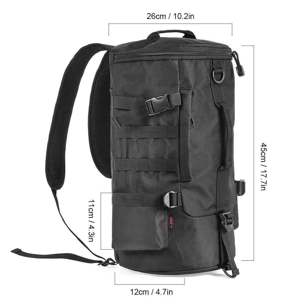 Fishing Tackle Backpack Tackle Box Organizer with Rod