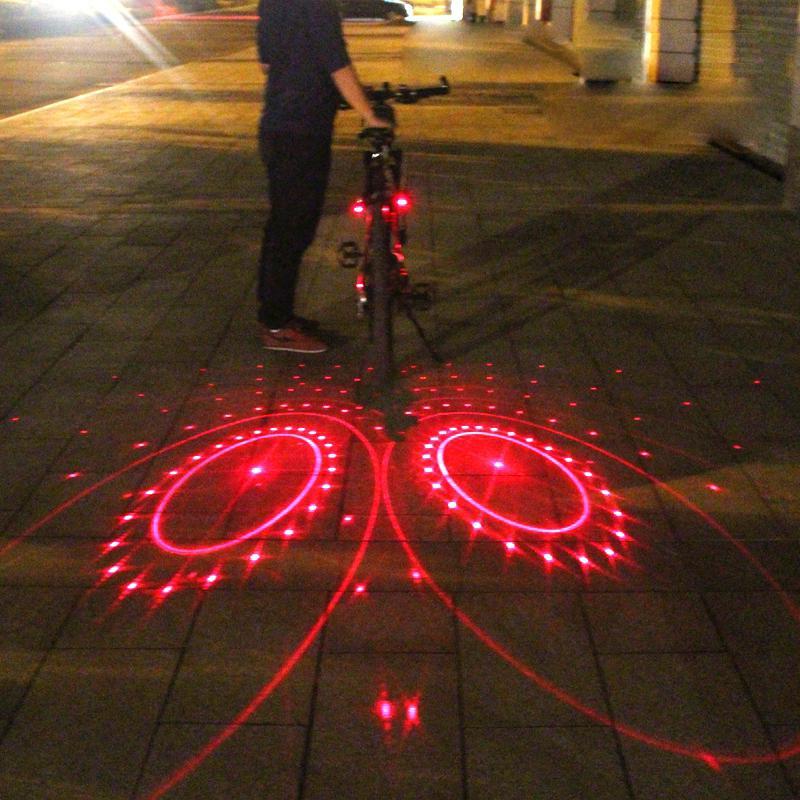 Coolest Laserlights For Bicycle Riders - alternate angle
