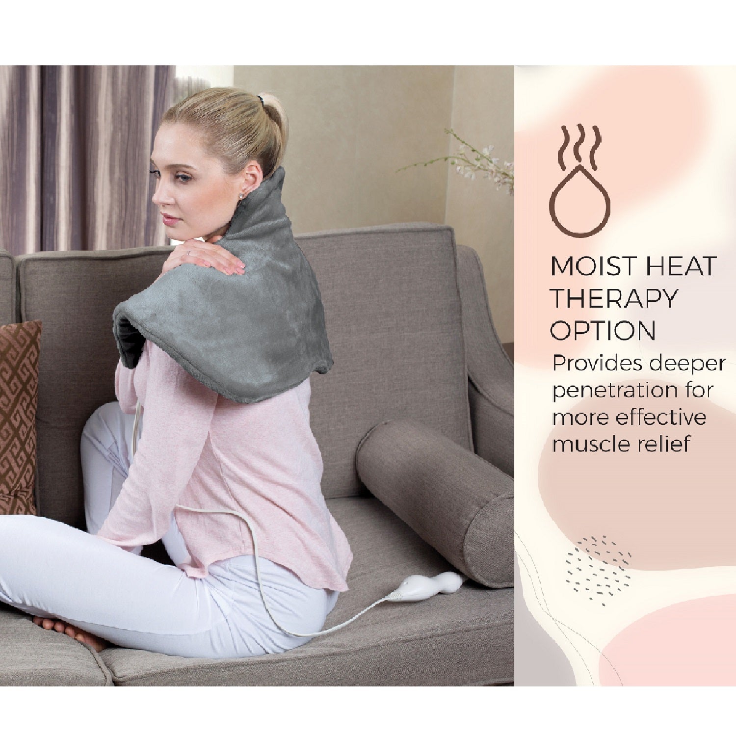 Electric Neck & Shoulder Heating Pad - detail
