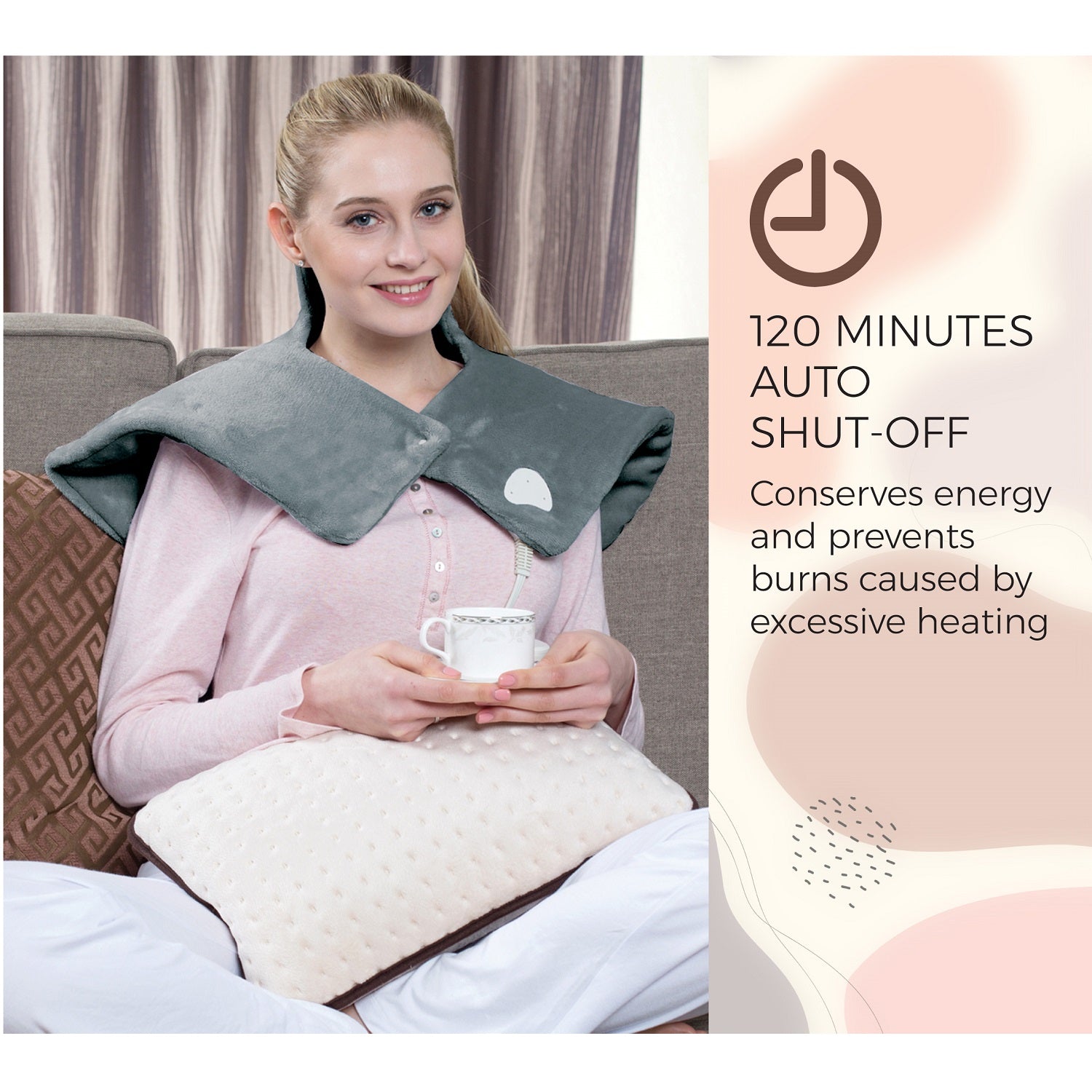 Electric Neck & Shoulder Heating Pad - detail