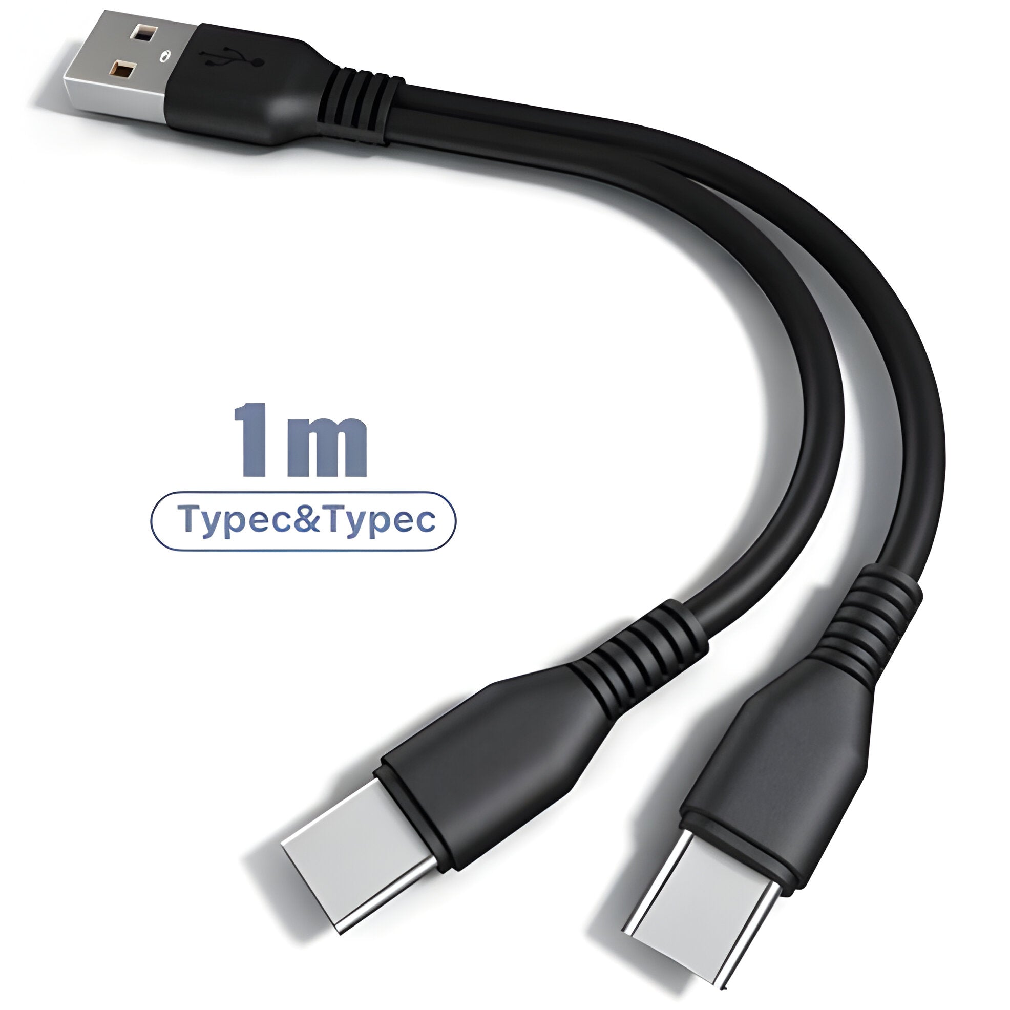 2-in-1 Multi-Port Charging Cable - alternate angle