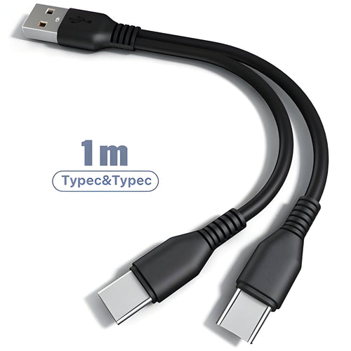 2-in-1 Multi-Port Charging Cable - alternate angle