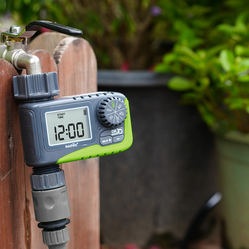 Rainpoint Single-Outlet Programmable Sprinkler Timer