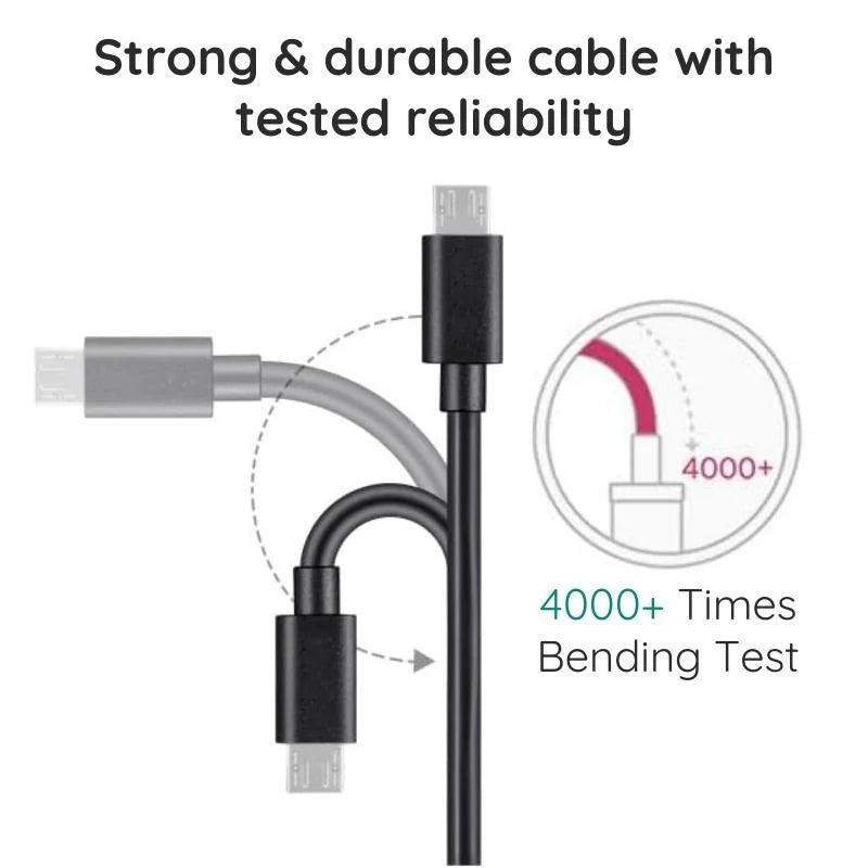 10ft Premium Braided Micro USB Cable - Fast Charging