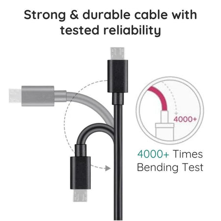 10ft Premium Braided Micro USB Cable - Fast Charging - detail