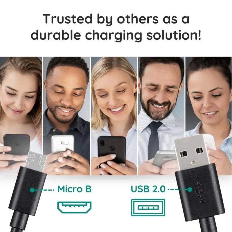 10ft Premium Braided Micro USB Cable - Fast Charging - detail