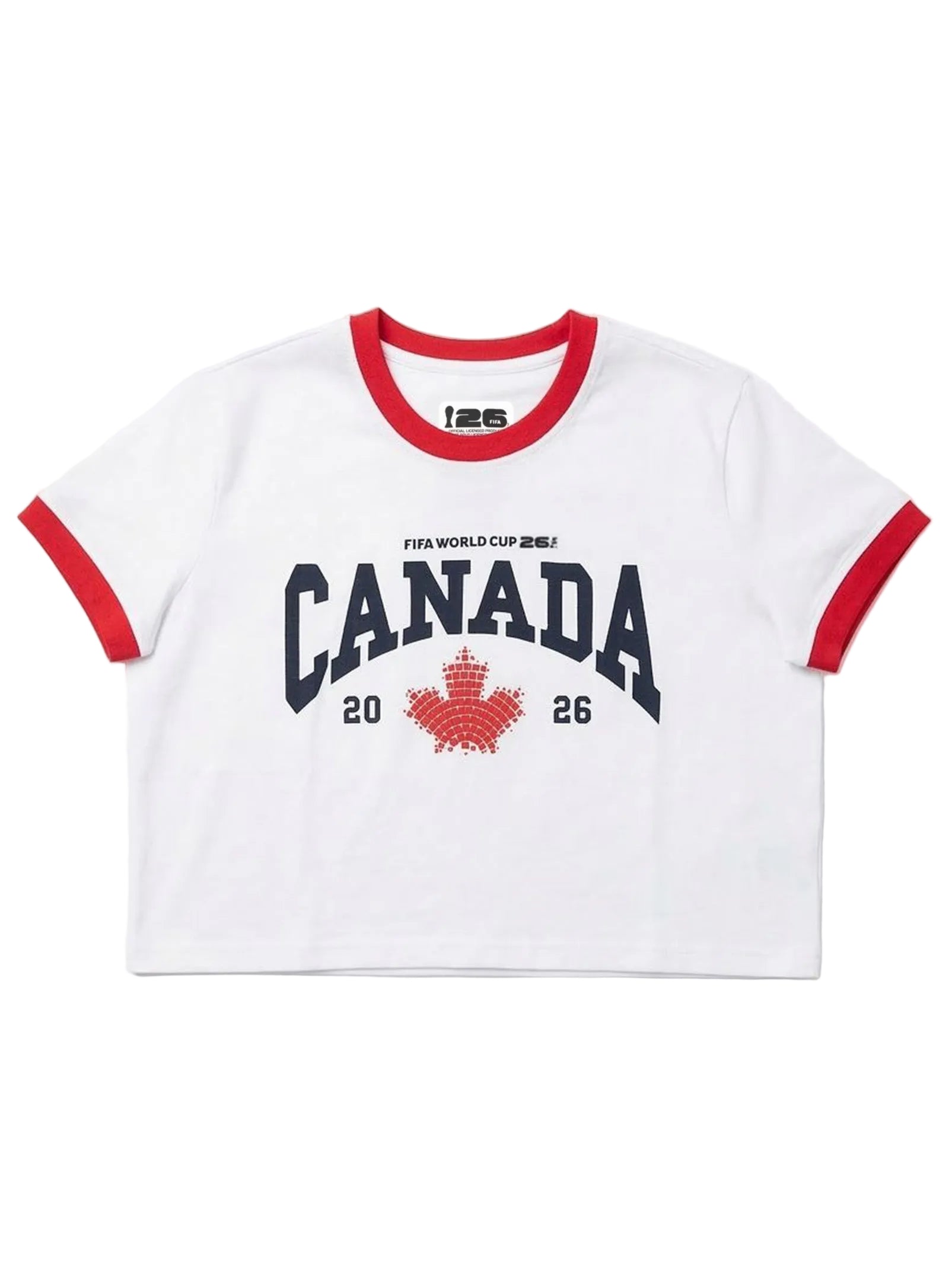 Canada Ringer Tee||Canada t-shirt graphique bords contraste