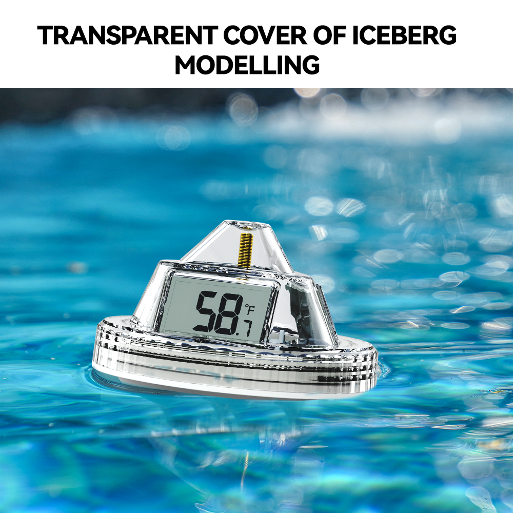 Wireless Pool Thermometer - Accurate Swimming Pool & Pond Temperature Monitor, Wireless
