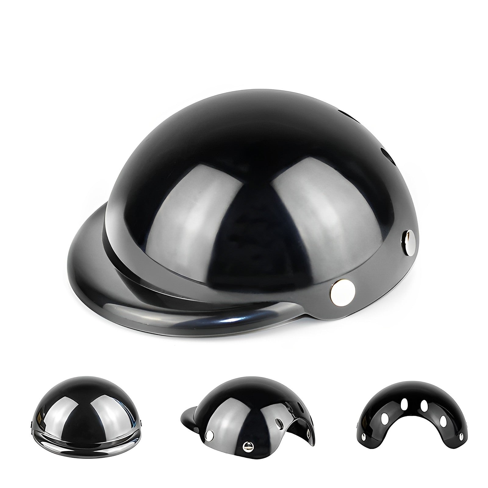 Dog Motorcycle Helmet And Goggles - in use