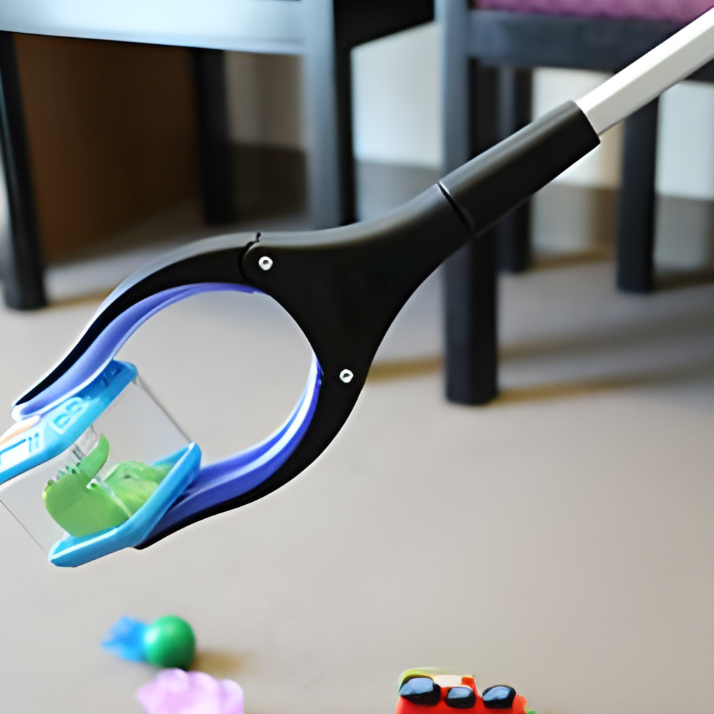Heavy-Duty Grabber Stick Tool: Portable, Rotatable, Lightweight, and - in use