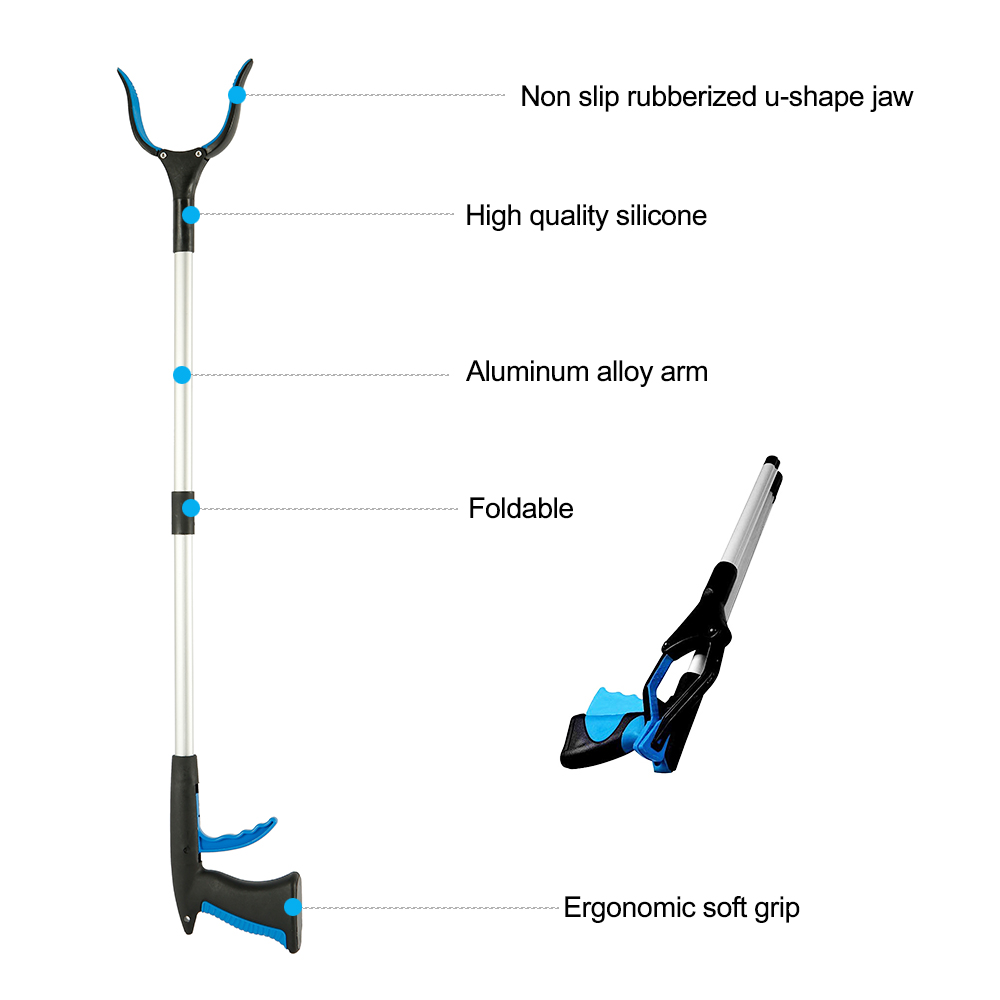 Heavy-Duty Grabber Stick Tool: Portable, Rotatable, Lightweight, and - alternate angle