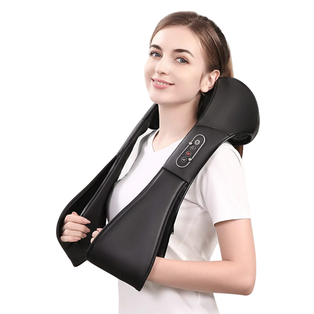 Heated Shiatsu Neck And Shoulder Deep Tissue Pressure Point Massager - alternate angle