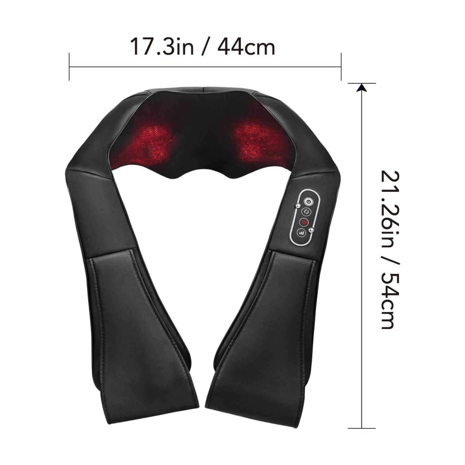 Heated Shiatsu Neck And Shoulder Deep Tissue Pressure Point Massager - alternate angle