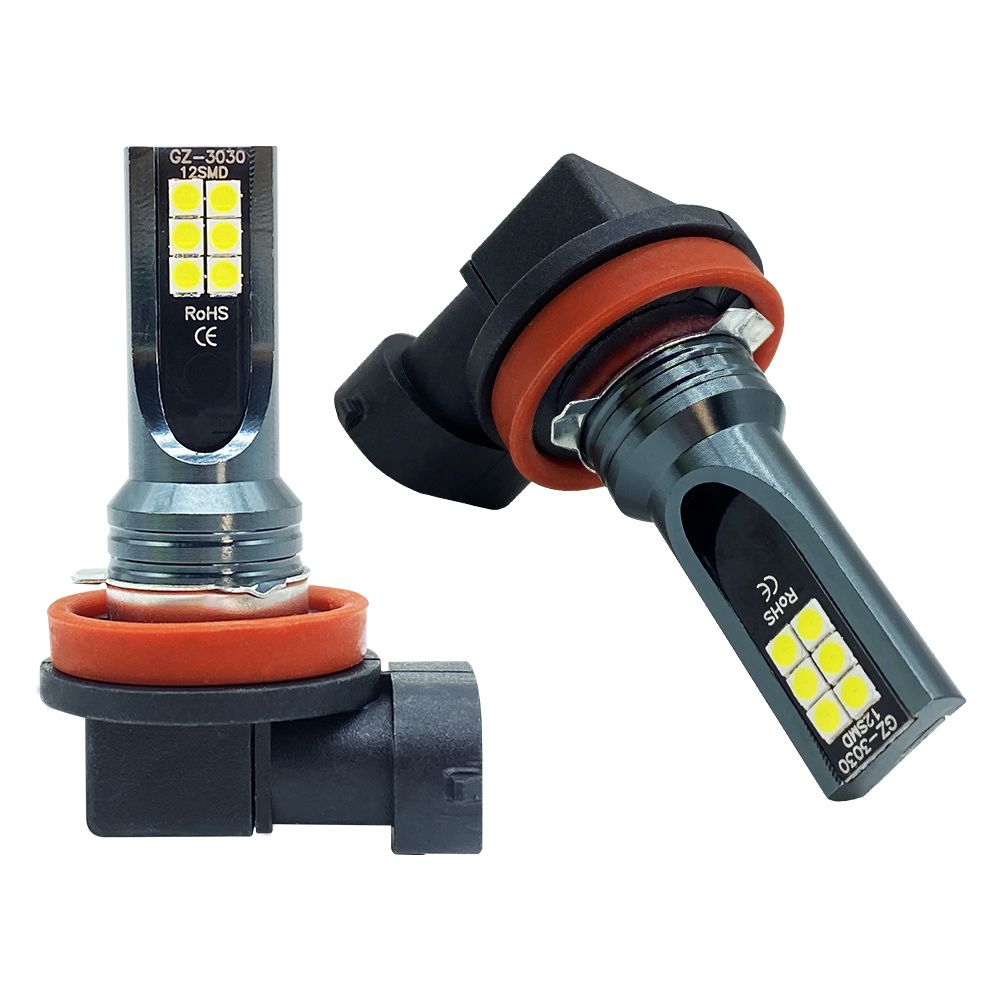 High Brightness Plug In Car Fog Lights H8 H9 H11 - alternate angle