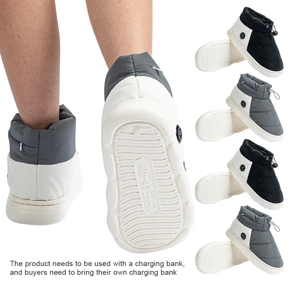 Heated Shoes with Adjustable Foot Warmers - detail