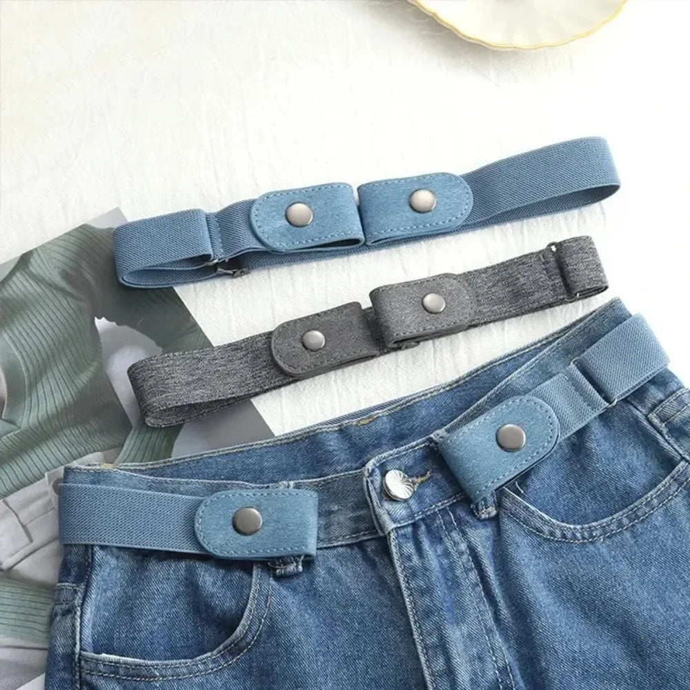 Adjustable Elastic Invisible No Buckle Belt - detail