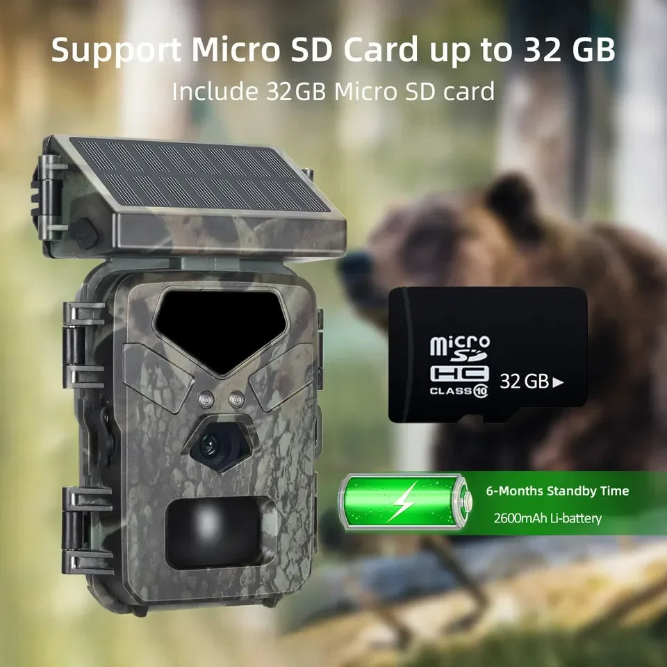 Compact Solar Powered Trail Camera - detail
