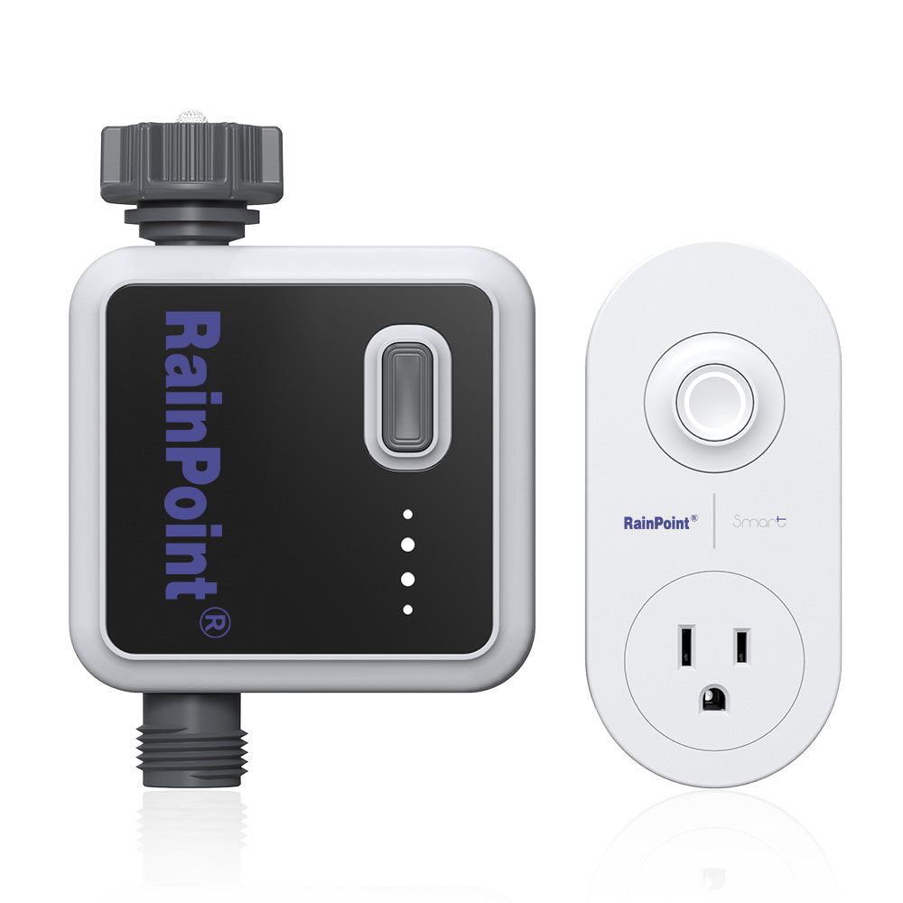 Rainpoint WiFi Smart Sprinkler & Hose Timer With Hub - alternate angle