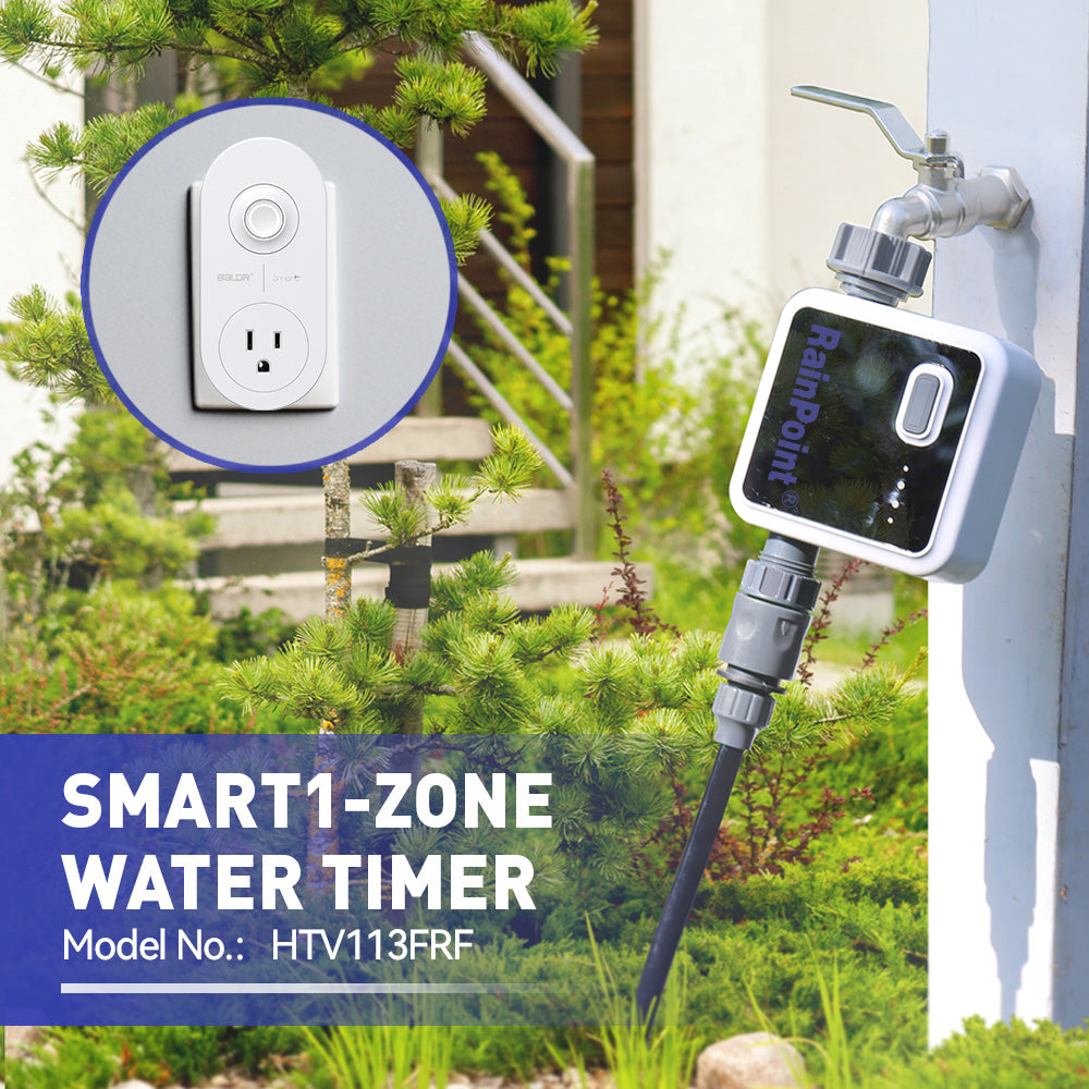 Rainpoint WiFi Smart Sprinkler & Hose Timer With Hub - alternate angle