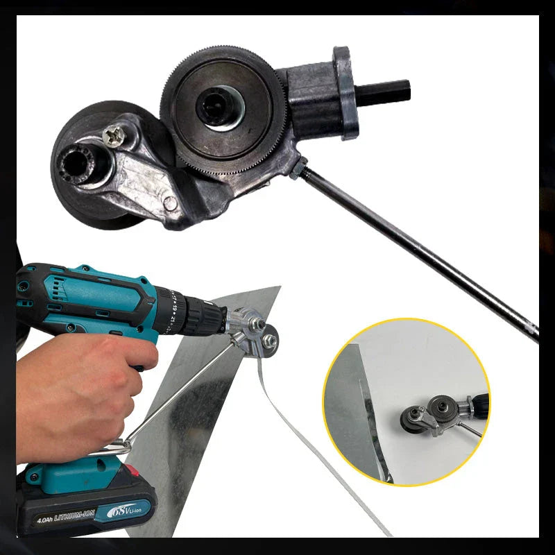 Electric Drill Plate Cutter - alternate angle
