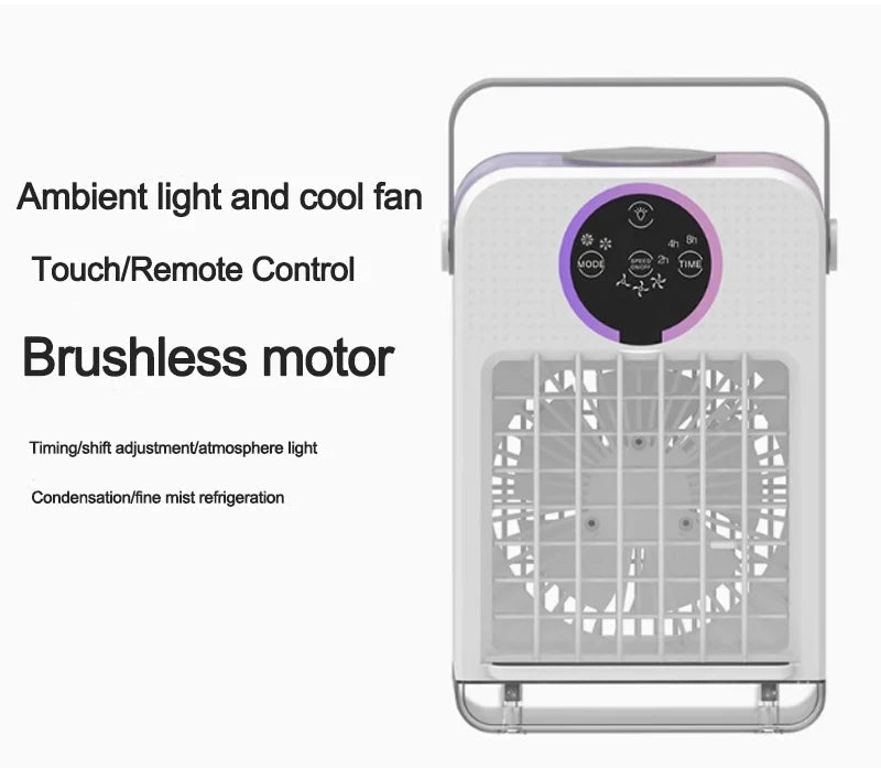 Compact Cooling Fan - in use