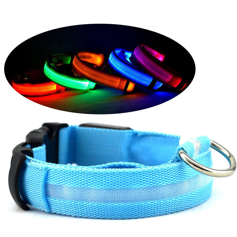 LED PET Safety Halo Style Collar - alternate angle