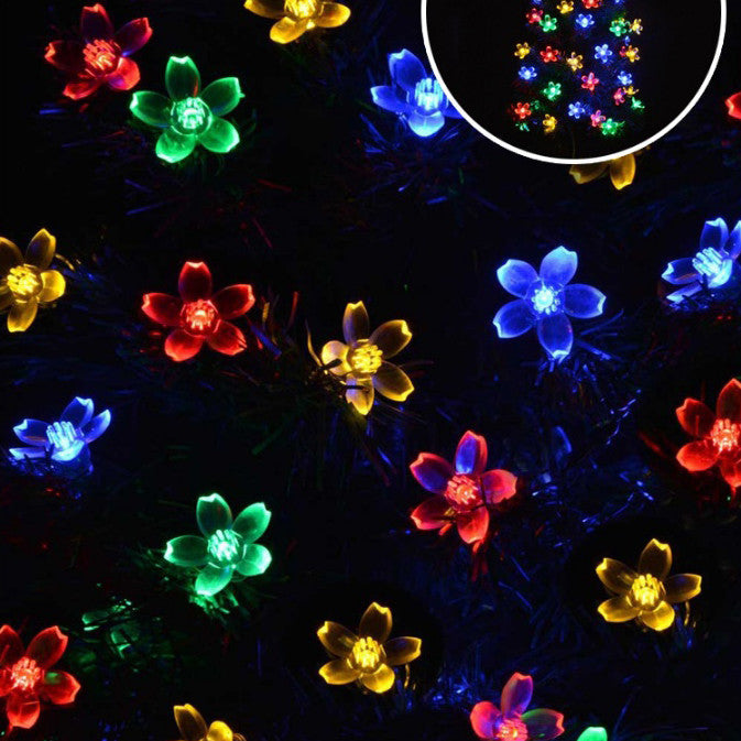 Solar Cherry Blossom Lights All Weatherproof - detail