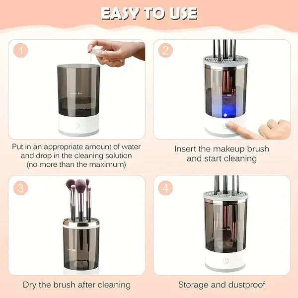 Automatic Electric Makeup Brush Cleaner - alternate angle
