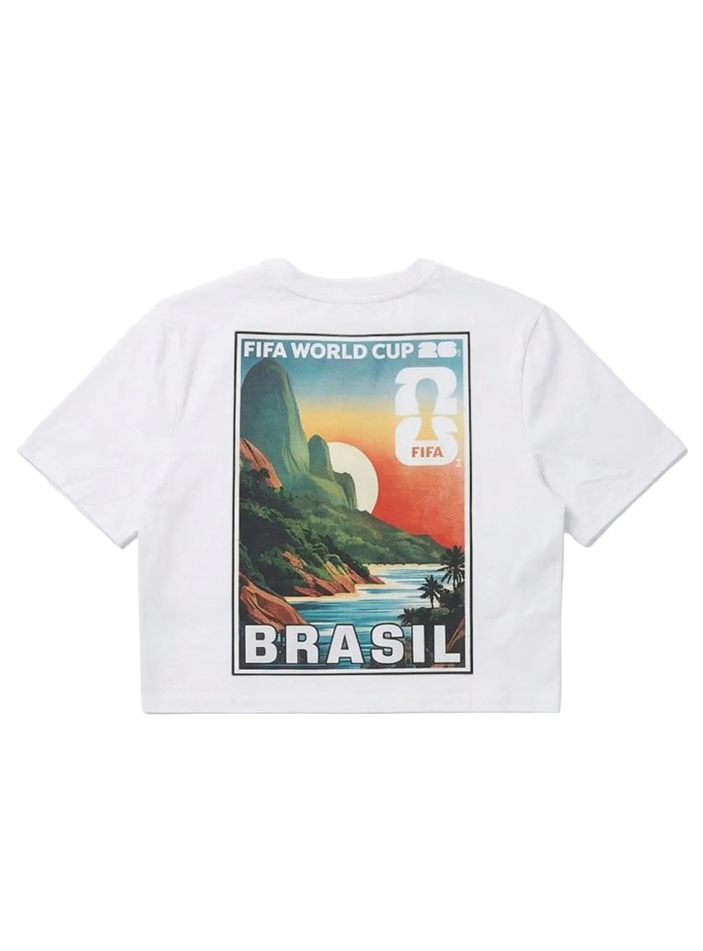 Brazil Crop Tee||Brsil t-shirt court - detail