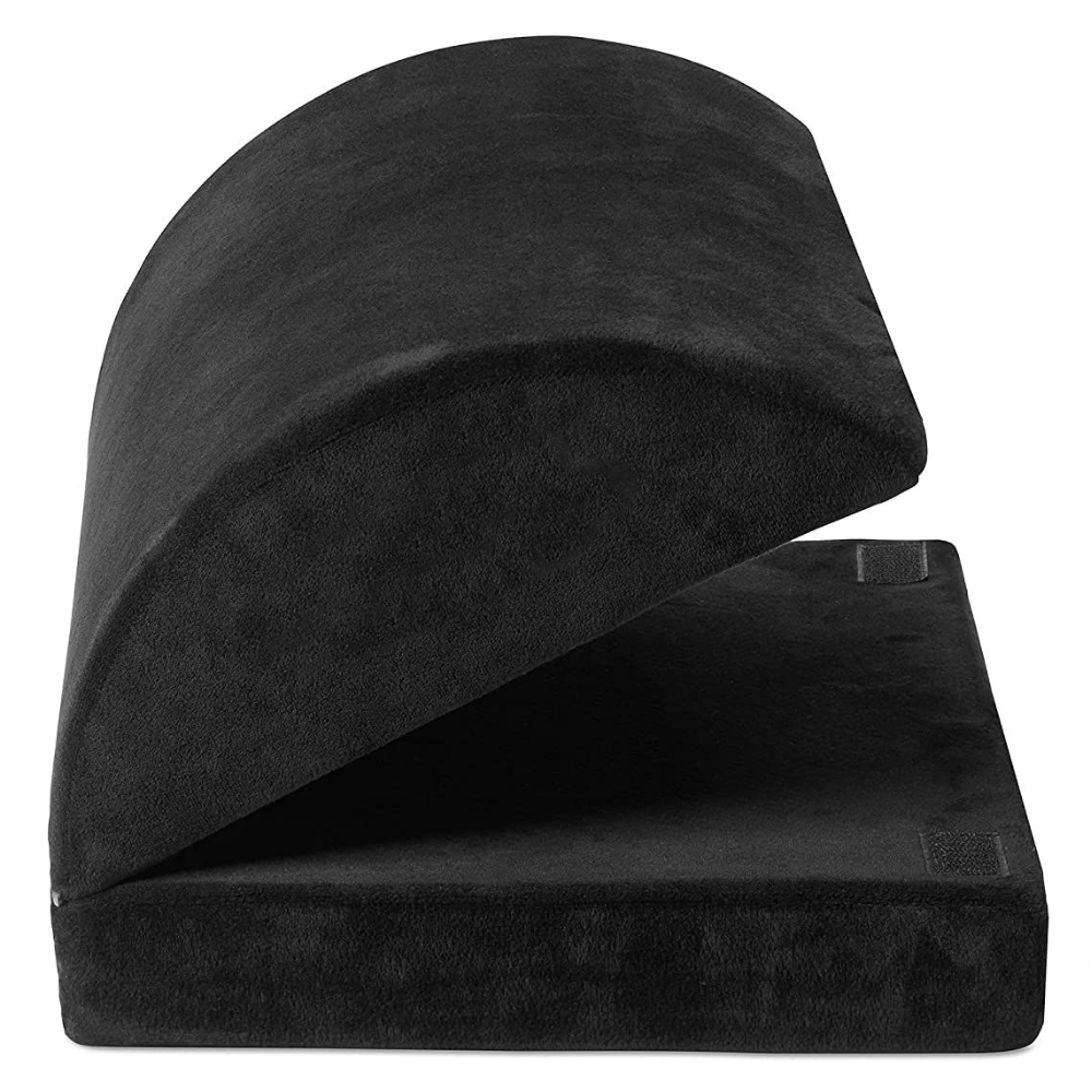 Curved Ergonomic Under Desk Home Office Foot Rest - detail