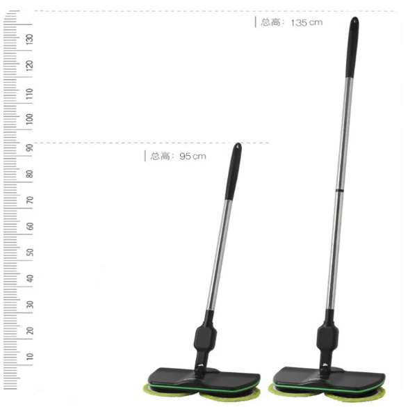 Cordless Electric Spin Mop Floor Cleaner Scrubber - detail