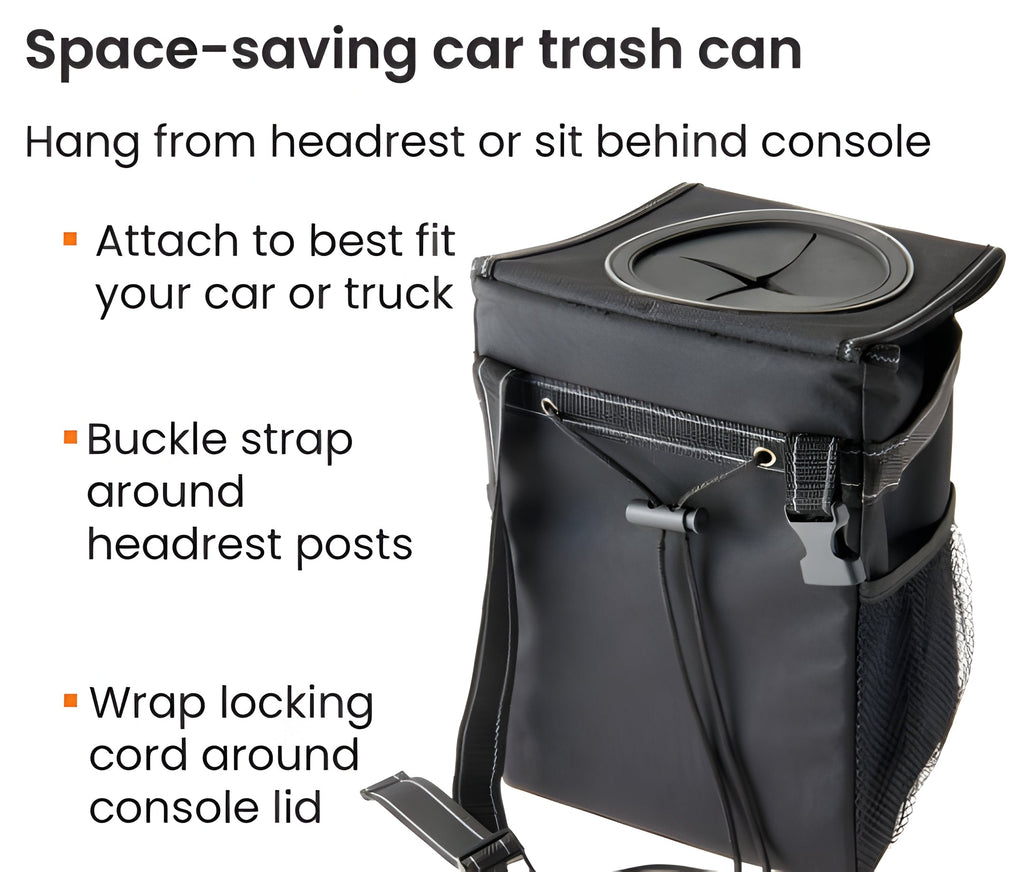 Car Trash Can - detail