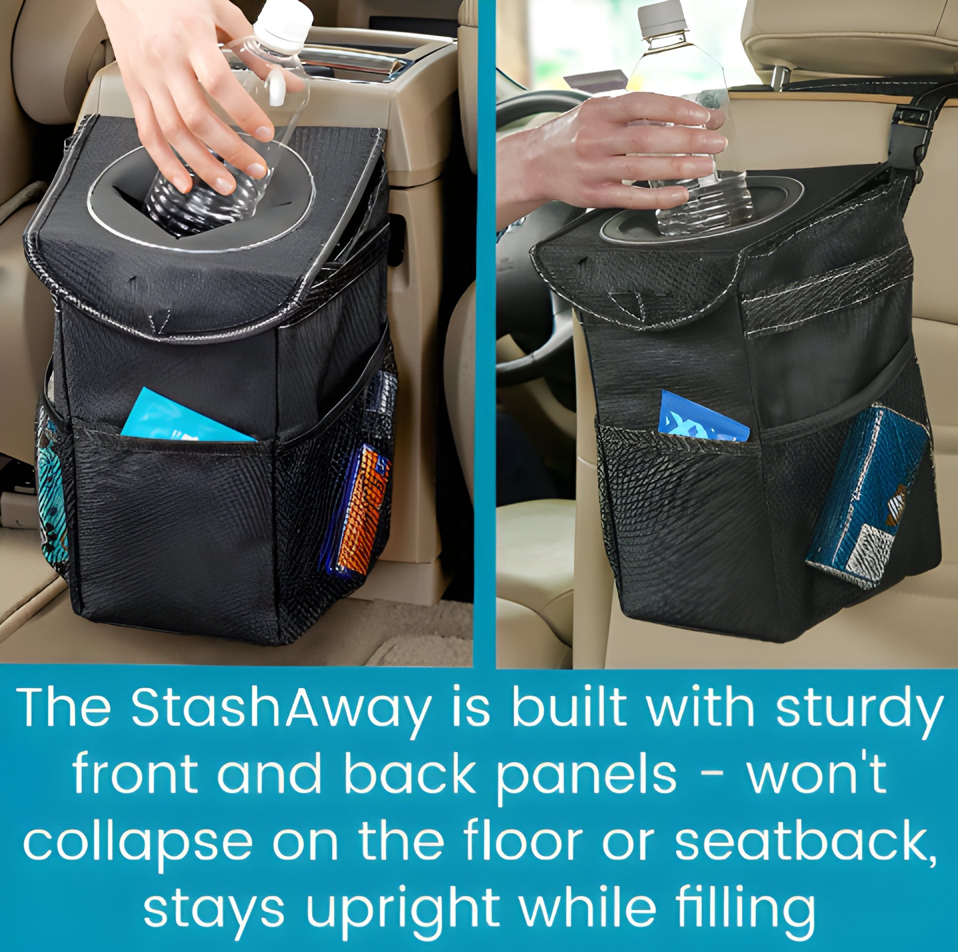 Car Trash Can - alternate angle