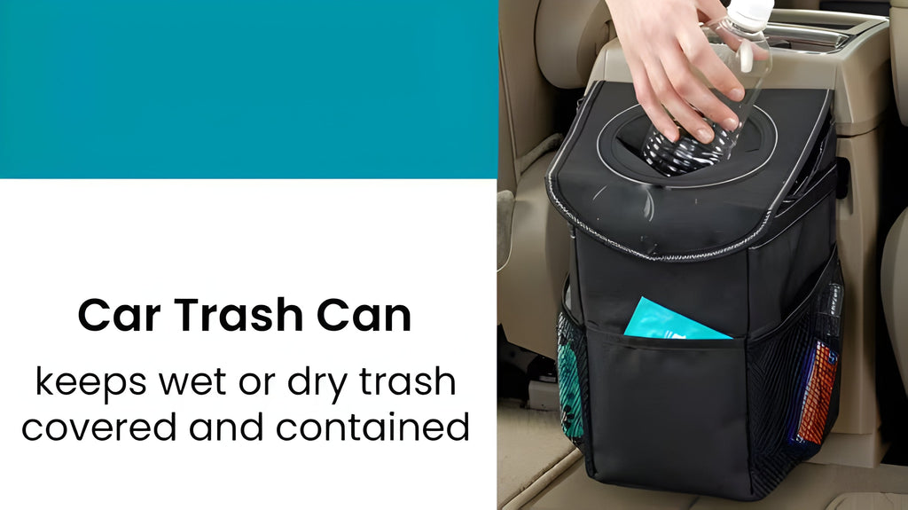 Car Trash Can - detail