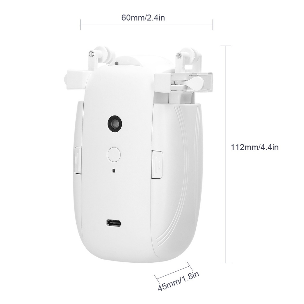 Automatic Robot Curtain Opener with Remote - alternate angle
