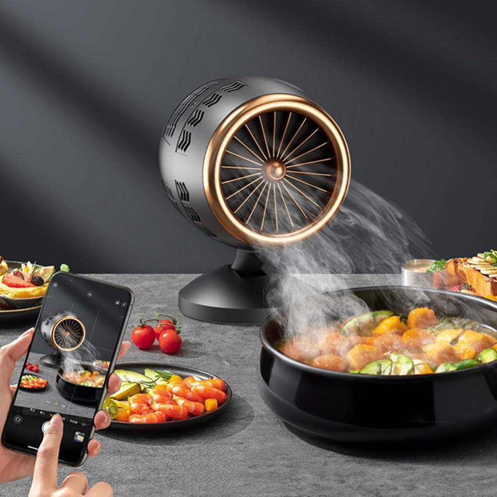 Compact Portable Range Hood Cooker Exhaust Fan - alternate angle