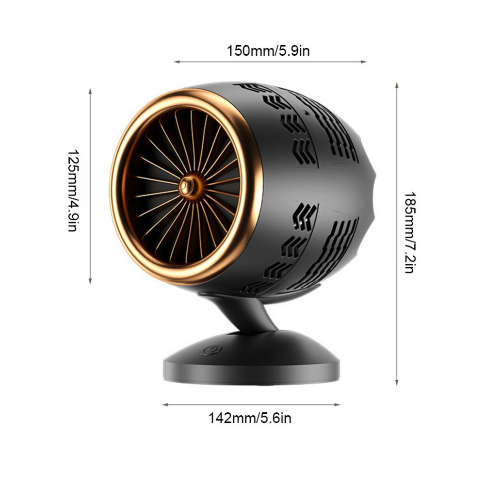 Compact Portable Range Hood Cooker Exhaust Fan - alternate angle