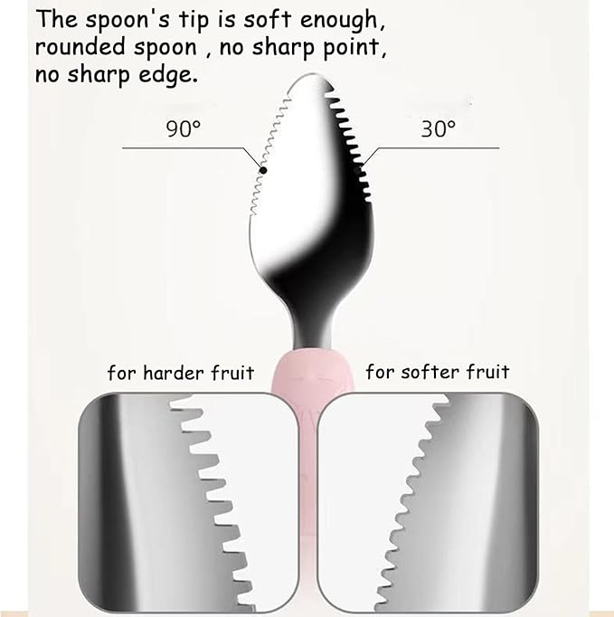 Double Head Baby Silicone Food Spoon - detail