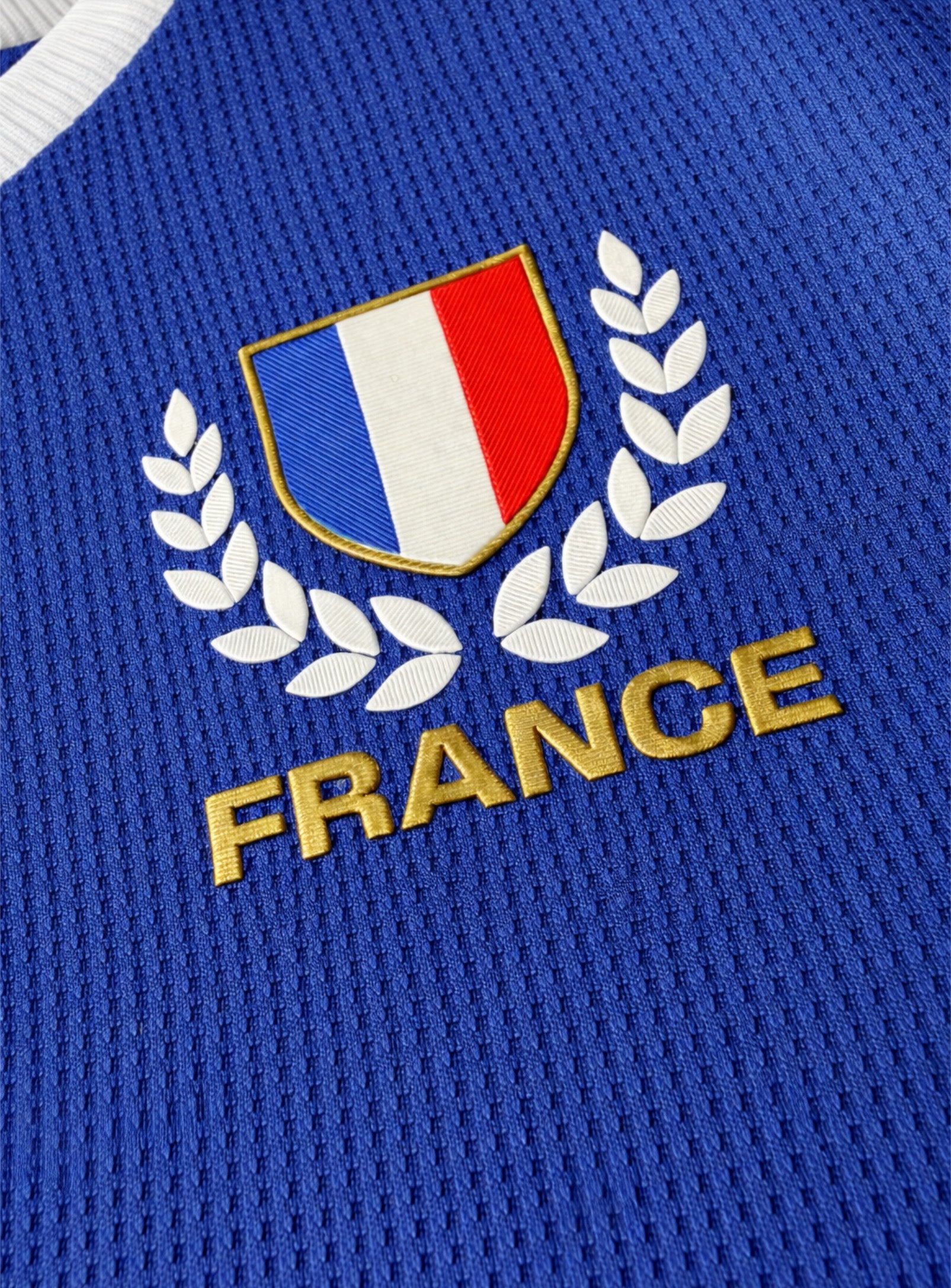 Waffle Effect Kids France Jersey || Maillot France en Jersey Gaufr Enfant - in use