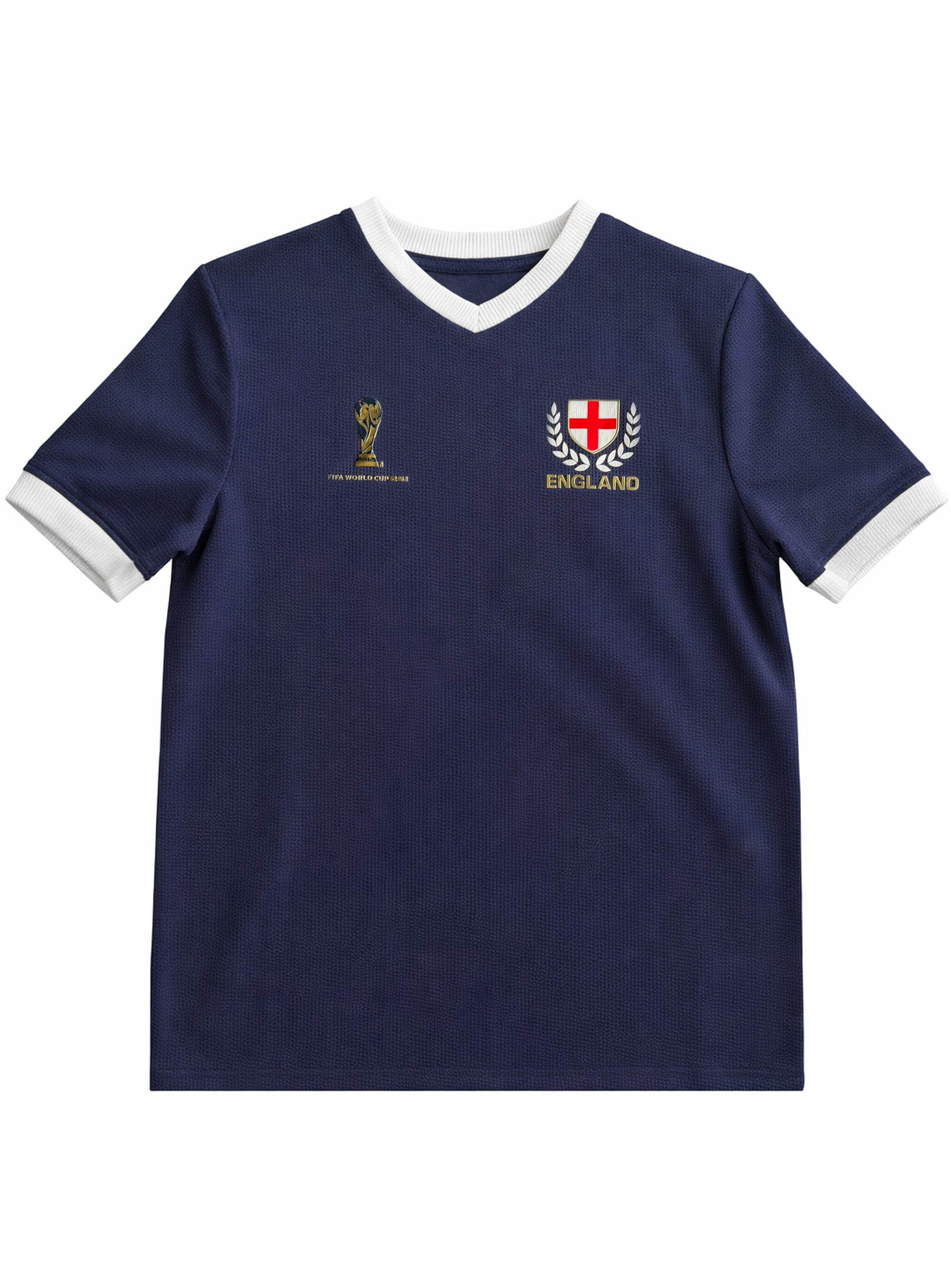 Waffle Effect Kids England Jersey || Maillot Angleterre en Jersey Gaufr Enfant