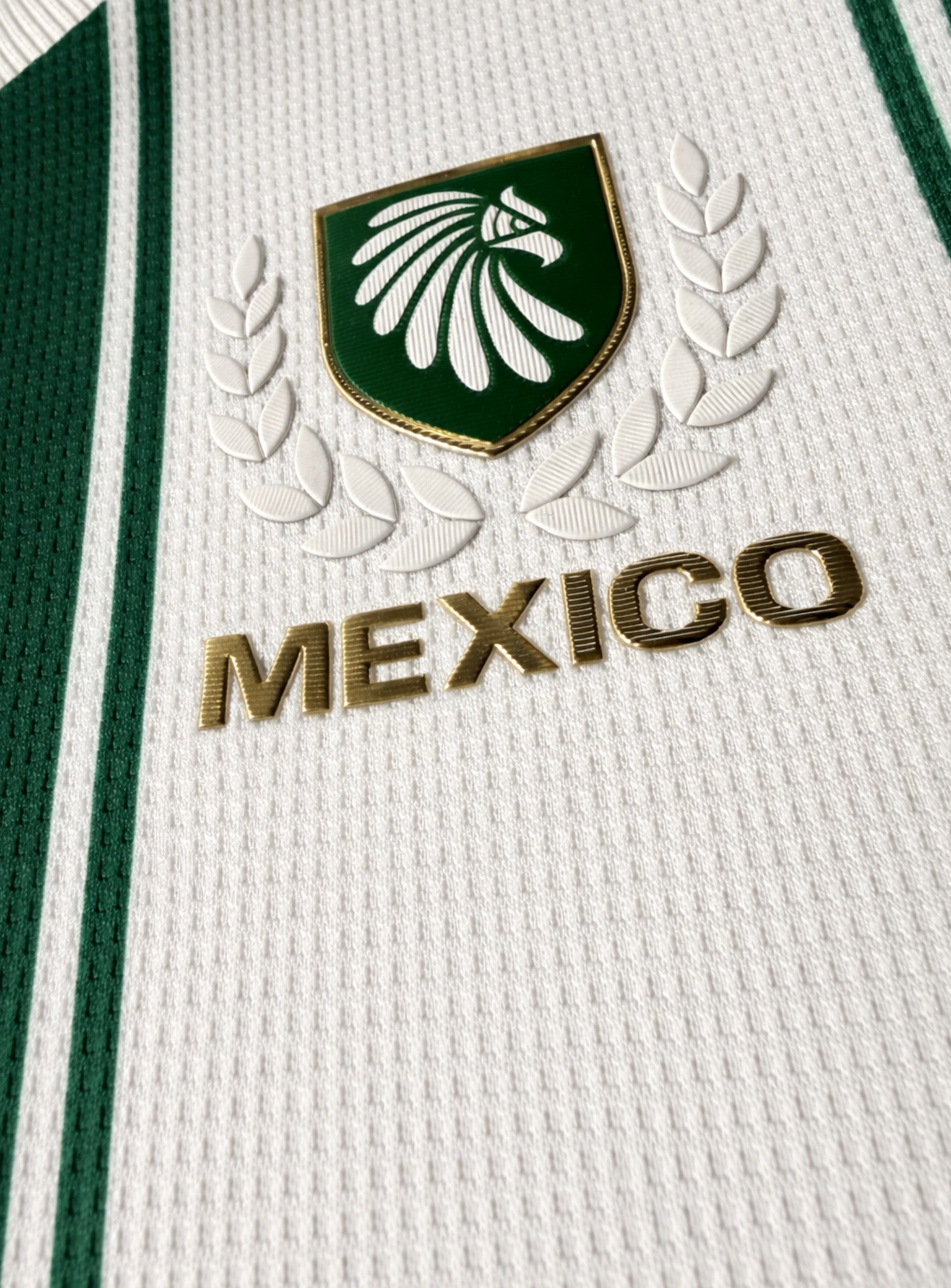 Waffle Effect Kids Mexico Jersey || Maillot Mexique en Jersey Gaufr Enfant - in use