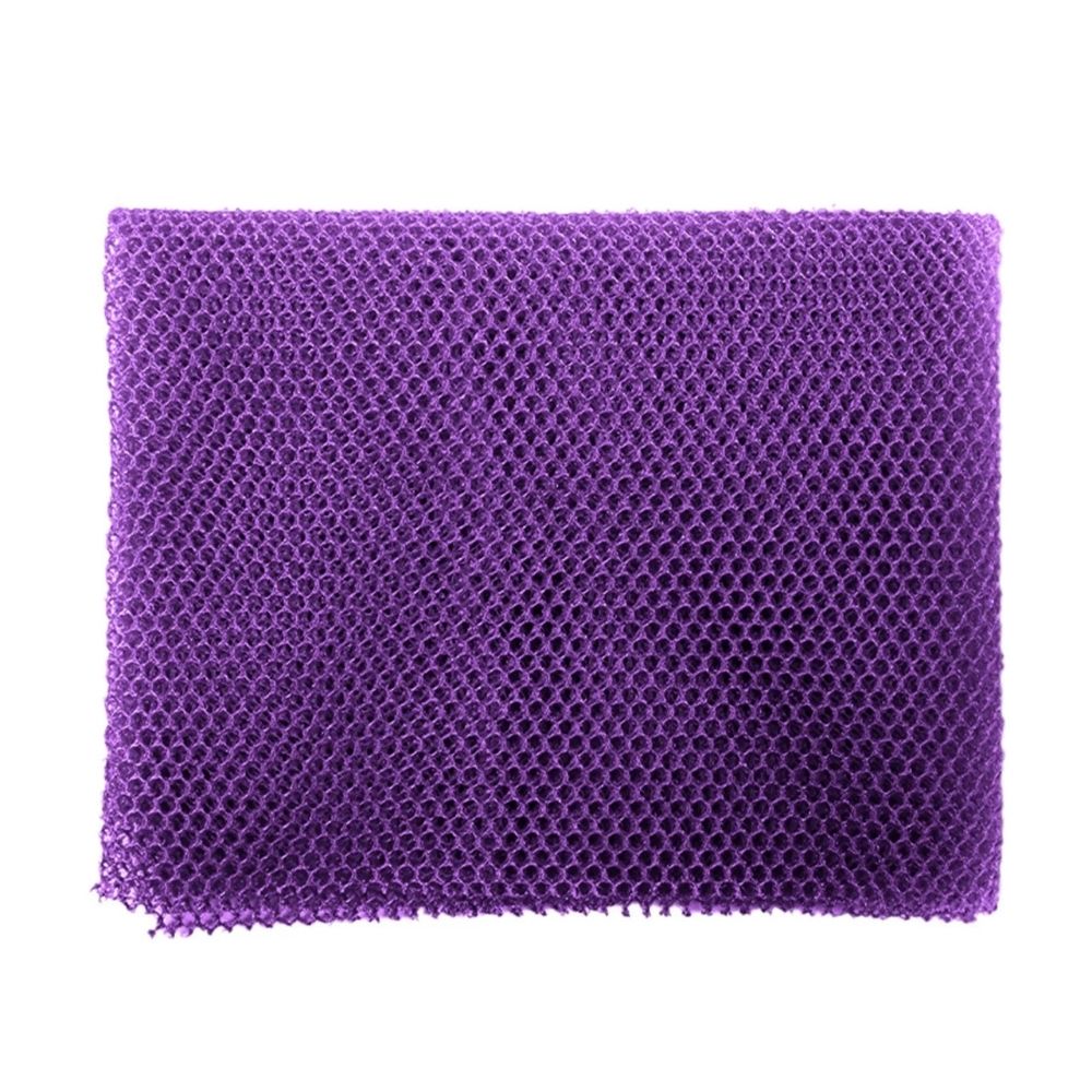 African Net Sponge Exfoliating Bath Scrubber - in use