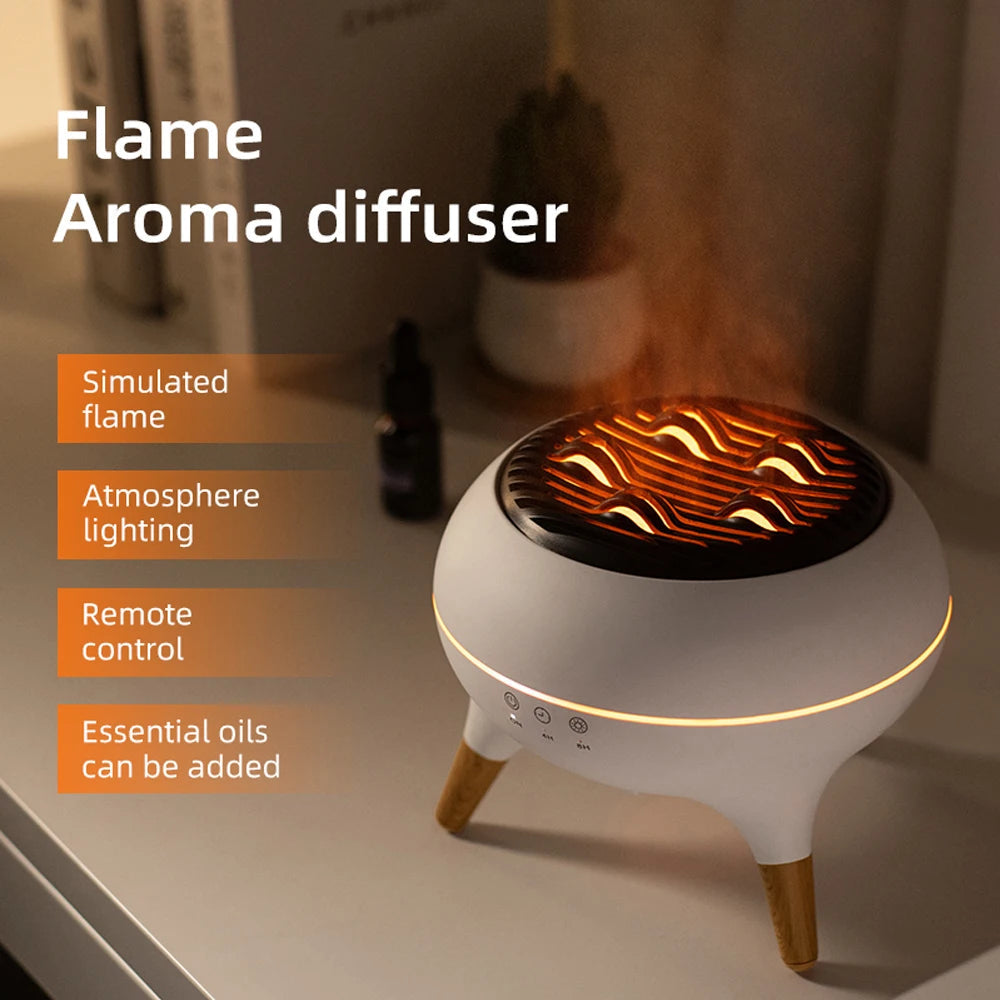 Dynamic Jellyfish Flame Aroma Diffuser - alternate angle