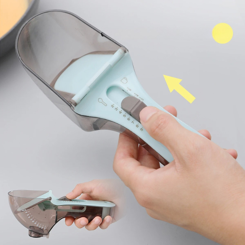 2Pcs Adjustable Measuring Cup And Measuring Spoon - detail