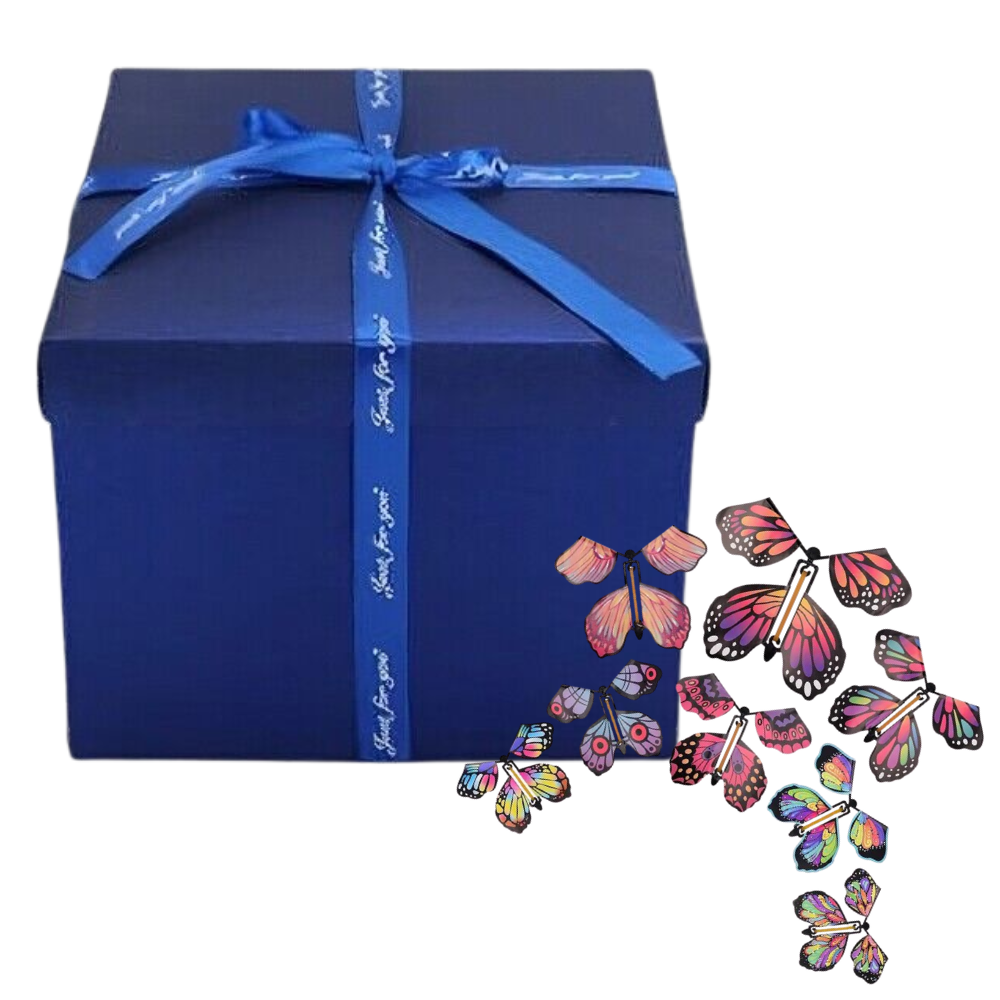 DIY Valentine's Day Magic Butterfly Photo Surprise Gift - detail