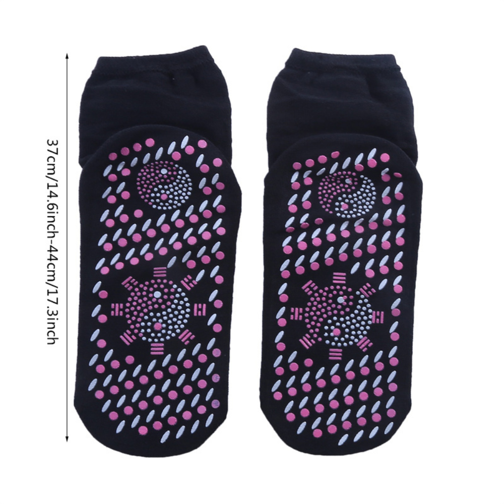 5 Pairs of Self-Heating Thermal Winter Socks - Available in 3 Options - in use