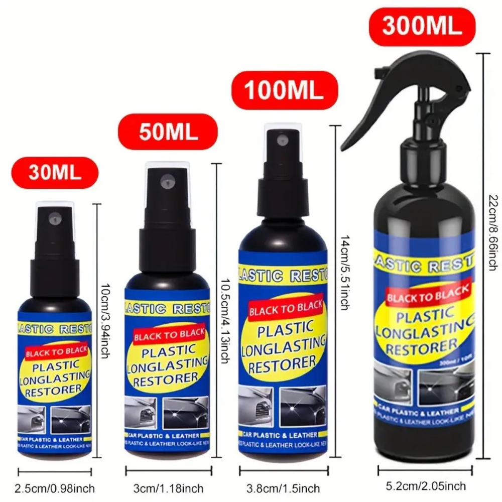 Car Plastic Restorer Back to Black Gloss Coating Repair Solution - detail